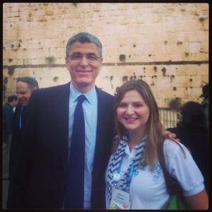 Carrie with Rabbi Rick Jacobs, current president of the URJ